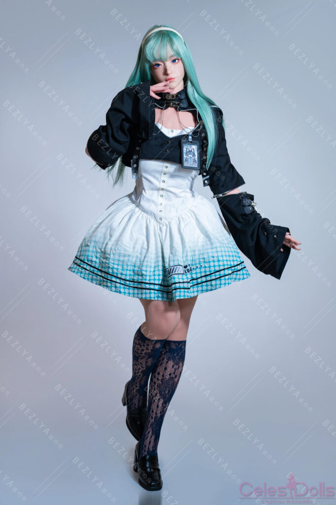 Bezlya Doll Blue Hair Dress
