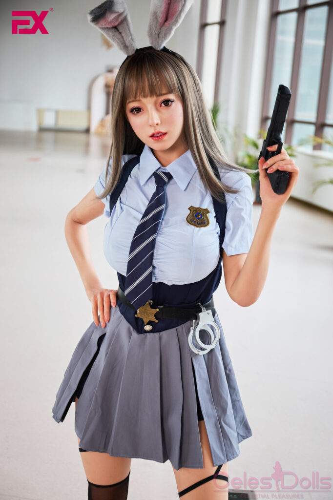 EX Doll Silicone 168R Jia Nian Bunny Police 5