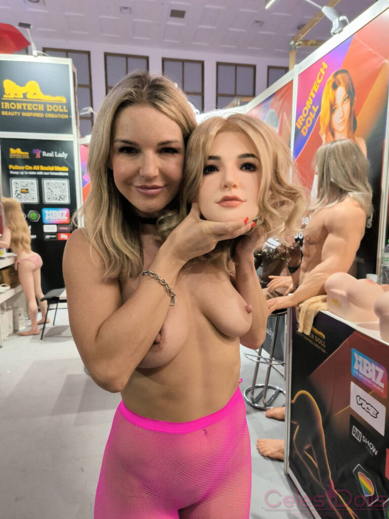 Eila Adams With Doll Head Venus Berlin