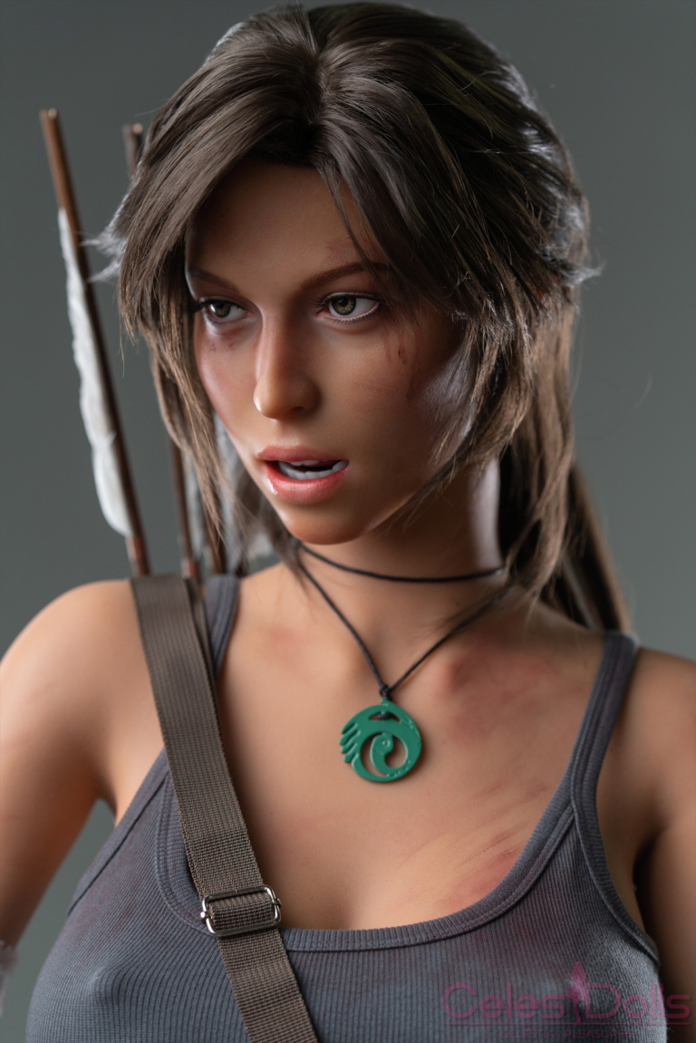 Game Lady Doll 166cm Head 20 Lara Croft