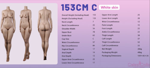 IDO Doll Silicone 153C Body Specs