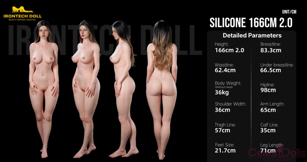 Irontech Doll Silicone 166cm 2 Specs