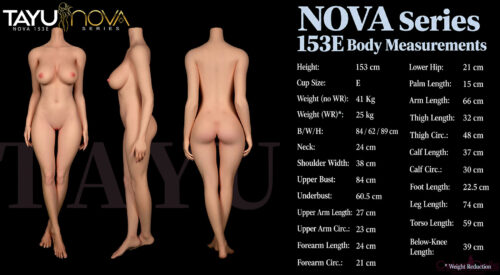 Tayu Doll NOVA 153E Body Specs