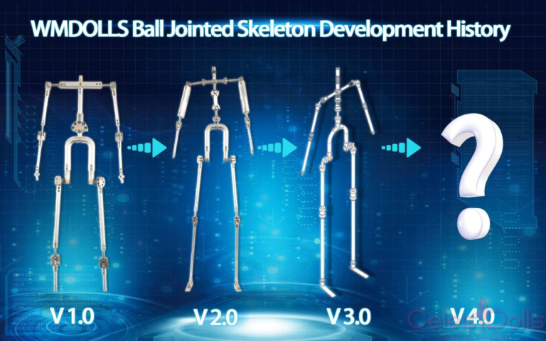 WM Doll V4 Ball Jointed Skeleton