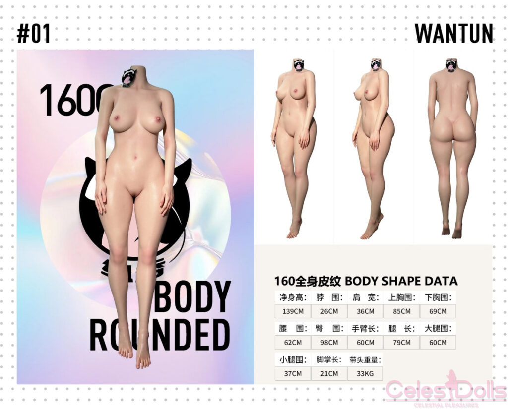 WTDOLL Wantun Silicone Doll 160cm Body